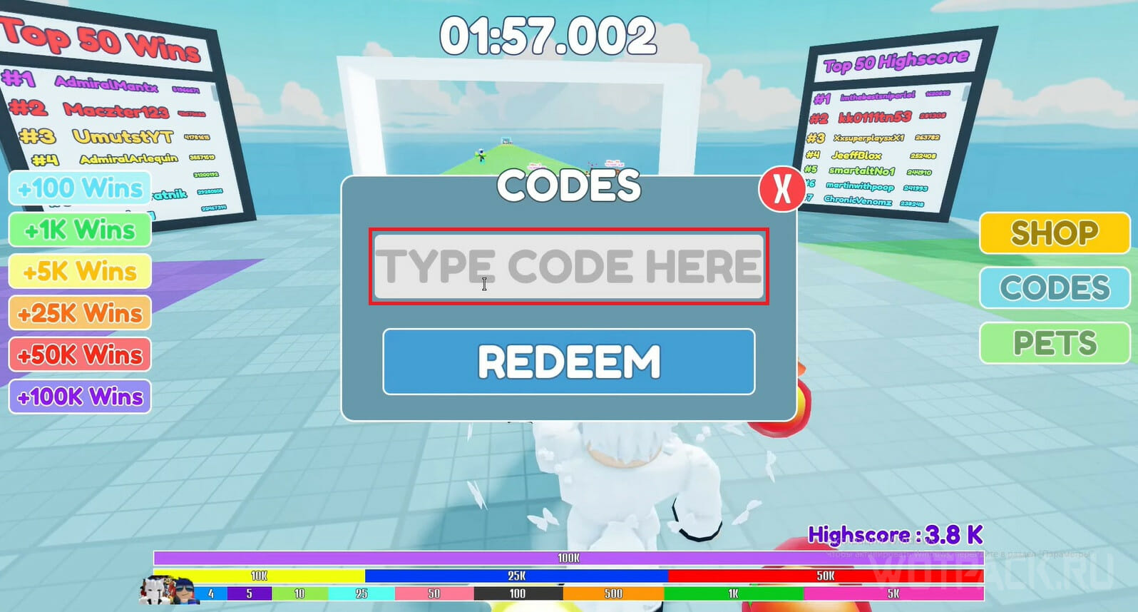 Racing Clicker: codes for December 2023